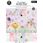 Studio Light Blooming Flowers Papírkészlet A4 Die-cut Designer Paper Pad (28 lap)