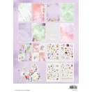 Studio Light Blooming Flowers Papírkészlet A4 Die-cut Designer Paper Pad (28 lap)