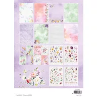   Studio Light Blooming Flowers Papírkészlet A4 Die-cut Designer Paper Pad (28 lap)