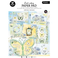   Studio Light Spring Wings Papírkészlet A4 Card Making Paper Pad (28 lap)