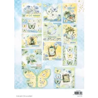   Studio Light Spring Wings Papírkészlet A4 Card Making Paper Pad (28 lap)
