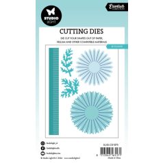   Studio Light 3D Flower Vágósablon Grunge Cutting Dies (1 csomag)