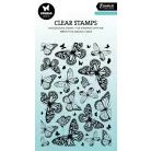 Studio Light Butterfly Background Szilikonbélyegző Grunge Clear Stamp (1 csomag)