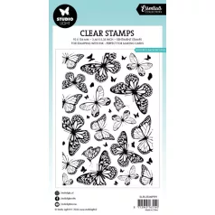   Studio Light Butterfly Background Szilikonbélyegző Grunge Clear Stamp (1 csomag)
