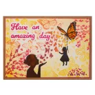 Studio Light Butterfly Background Szilikonbélyegző Grunge Clear Stamp (1 csomag)