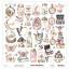 Mintay Scrapbook kivágóív 12" (30 cm) Cute Mystery - Basic Elements (1 ív)
