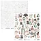 Mintay Scrapbook papír 12" (30 cm) Lady's Secret - ElementsKivágóív (1 lap)