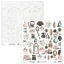 Mintay Scrapbook papír 12" (30 cm) Lady's Secret - ElementsKivágóív (1 lap)