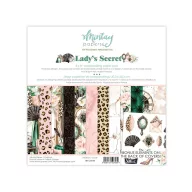   Mintay Scrapbook papírkészlet 8" (20 cm) Lady's Secret - Paper Pad (24 lap)