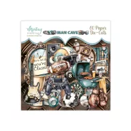 Mintay Kivágat Man Cave - Paper Die-Cuts (1 csomag)
