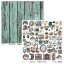 Mintay Scrapbook papír 12" (30 cm) Man Cave - ElementsKivágóív (1 lap)