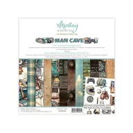   Mintay Scrapbook papírkészlet 8" (20 cm) Man Cave - Paper Pad (24 lap)