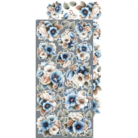 Craft O'Clock Kivágóív Baby Boy Universe Flowers & More Extras to Cut Set (18 ív)