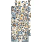 Craft O'Clock Kivágóív Baby Boy Universe Flowers & More Extras to Cut Set (18 ív)