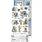 Craft O'Clock Kivágóív Baby Boy Universe Flowers & More Extras to Cut Set (18 ív)