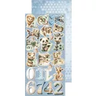 Craft O'Clock Kivágóív Baby Boy Universe Baby Boy Extras to Cut Set (18 ív)