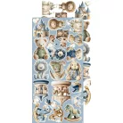 Craft O'Clock Kivágóív Baby Boy Universe Baby Boy Extras to Cut Set (18 ív)