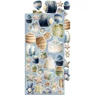 Craft O'Clock Kivágóív Baby Boy Universe Baby Boy Extras to Cut Set (18 ív)