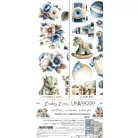 Craft O'Clock Kivágóív Baby Boy Universe Mix Extras to Cut Set (18 ív)