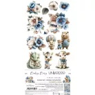 Craft O'Clock Kivágóív Baby Boy Universe Mix Extras to Cut Set (18 ív)