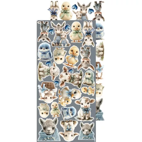 Craft O'Clock Kivágóív Baby Boy Universe Mix Extras to Cut Set (18 ív)