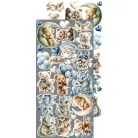 Craft O'Clock Kivágóív Baby Boy Universe Mix Extras to Cut Set (18 ív)