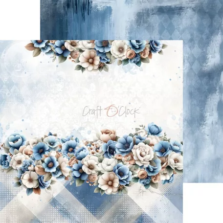 Craft O'Clock Scrapbook papírkészlet 8" (20 cm) Baby Boy Universe Mix Paper Set (24 ív)