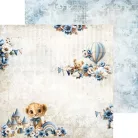 Craft O'Clock Scrapbook papírkészlet 8" (20 cm) Baby Boy Universe Paper Collection Set (24 ív)