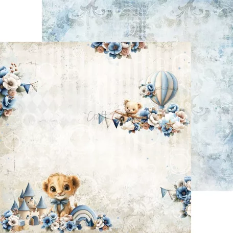 Craft O'Clock Scrapbook papírkészlet 8" (20 cm) Baby Boy Universe Paper Collection Set (24 ív)