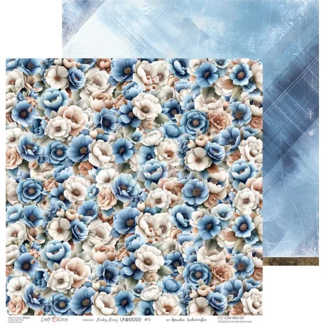 Craft O'Clock Scrapbook papírkészlet 6" (15 cm) Baby Boy Universe Paper Collection Set (24 ív)