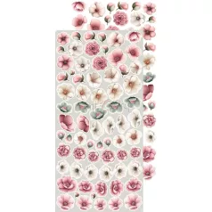   Craft O'Clock Kivágóív Baby Girl Universe Flowers & More Extras to Cut Set (18 ív)