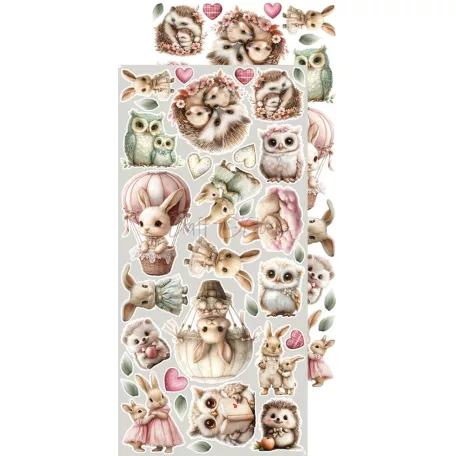 Craft O'Clock Kivágóív Baby Girl Universe Flowers & More Extras to Cut Set (18 ív)