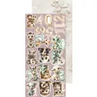 Craft O'Clock Kivágóív Baby Girl Universe Baby Girl Extras to Cut Set (18 ív)