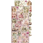 Craft O'Clock Kivágóív Baby Girl Universe Baby Girl Extras to Cut Set (18 ív)