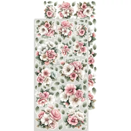 Craft O'Clock Kivágóív Baby Girl Universe Mix Extras to Cut Set (18 ív)