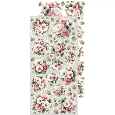 Craft O'Clock Kivágóív Baby Girl Universe Mix Extras to Cut Set (18 ív)