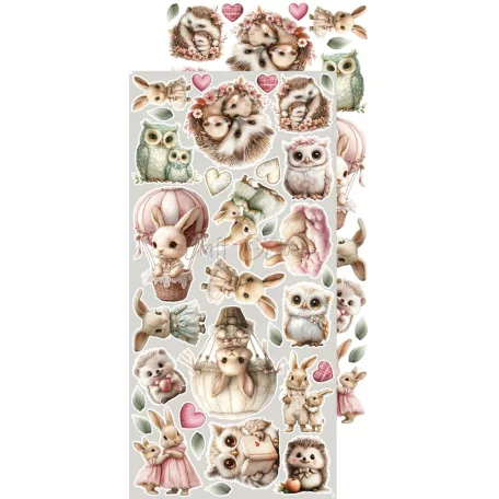 Craft O'Clock Kivágóív Baby Girl Universe Mix Extras to Cut Set (18 ív)