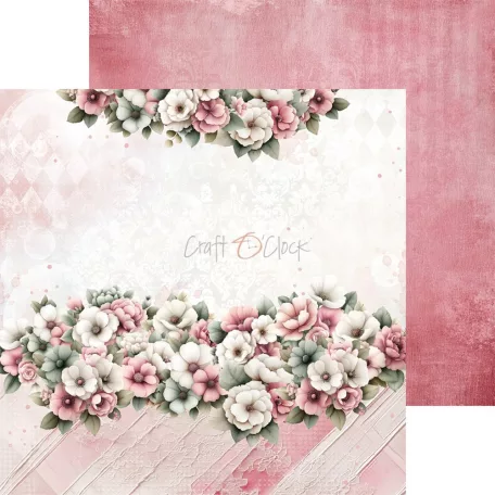 Craft O'Clock Scrapbook papírkészlet 12" (30 cm) Baby Girl Universe Paper Collection Set (6 ív)