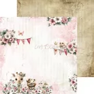 Craft O'Clock Scrapbook papírkészlet 12" (30 cm) Baby Girl Universe Paper Collection Set (6 ív)