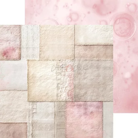 Craft O'Clock Scrapbook papírkészlet 8" (20 cm) Baby Girl Universe Basic Paper Set (24 ív)