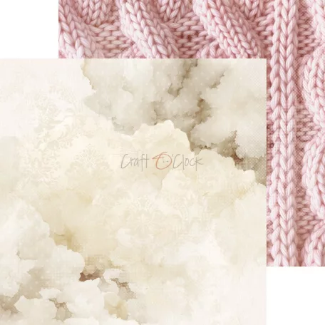 Craft O'Clock Scrapbook papírkészlet 8" (20 cm) Baby Girl Universe Basic Paper Set (24 ív)