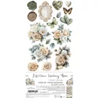 Craft O'Clock Kivágóív Baby Boy Universe Flowers & More Extras to Cut Set (18 ív)