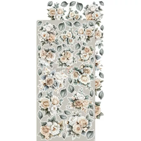 Craft O'Clock Kivágóív Baby Boy Universe Flowers & More Extras to Cut Set (18 ív)