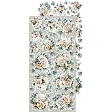 Craft O'Clock Kivágóív Baby Boy Universe Flowers & More Extras to Cut Set (18 ív)