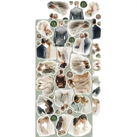 Craft O'Clock Kivágóív Baby Boy Universe Baby Boy Extras to Cut Set (18 ív)