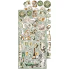 Craft O'Clock Kivágóív Baby Boy Universe Baby Boy Extras to Cut Set (18 ív)