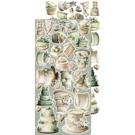 Craft O'Clock Kivágóív Baby Boy Universe Baby Boy Extras to Cut Set (18 ív)