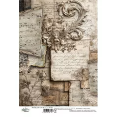   Alchemy of Art Rízspapír A4 - In Silence 01 -  - Rice Paper (1 ív)