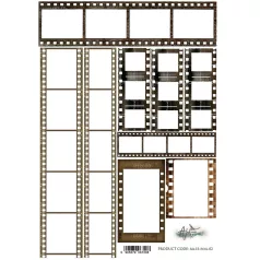   Alchemy of Art Átlátszó fólia A4 - In Silence - Plates - Transparent foil (1 ív)