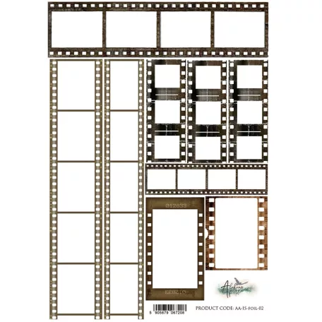 Alchemy of Art Átlátszó fólia A4 - In Silence - Plates - Transparent foil (1 ív)